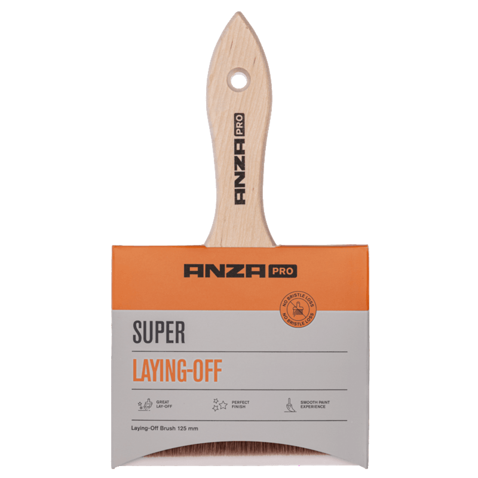 NESPOLI Spalter 100mm - Pinceau Pro Pour Vernis, Laques Et Vitrification - Manche Polypropylène